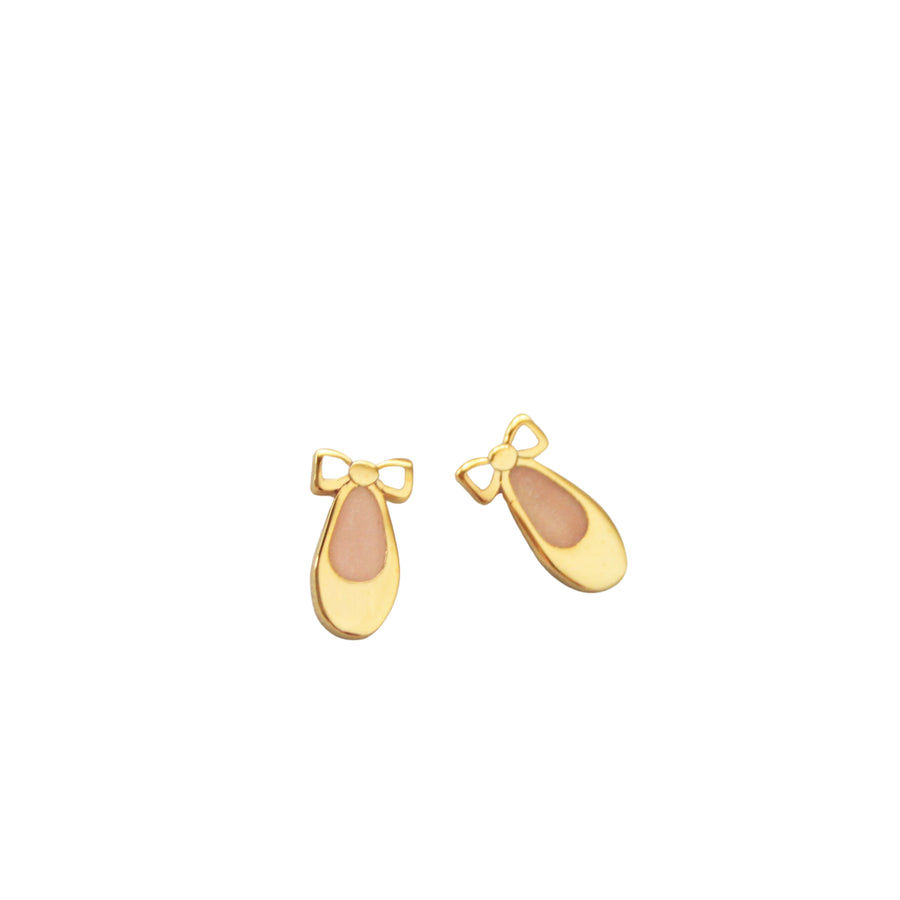 Ballerina Shoes Stud Earrings