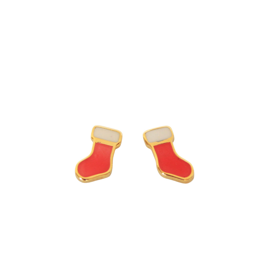 Santa’s Boots Stud Earrings