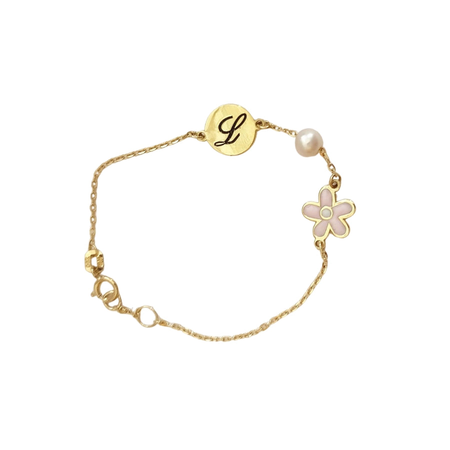 18K gold baby bracelet