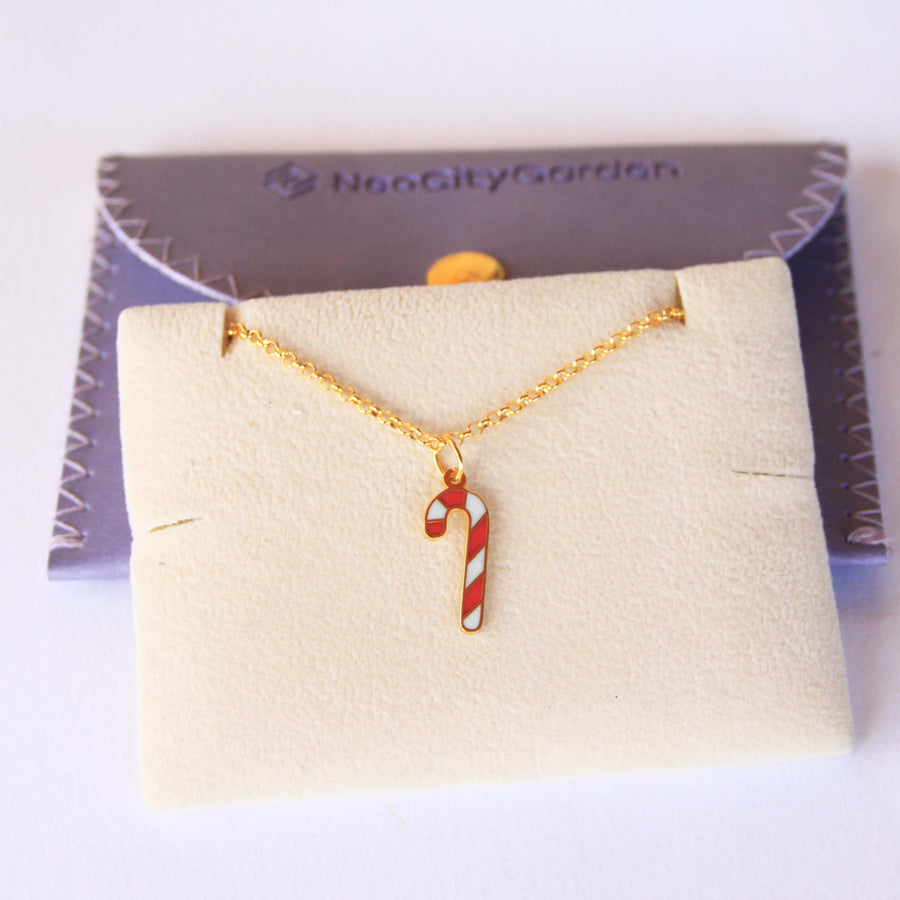 Candy Stick Pendant Necklace