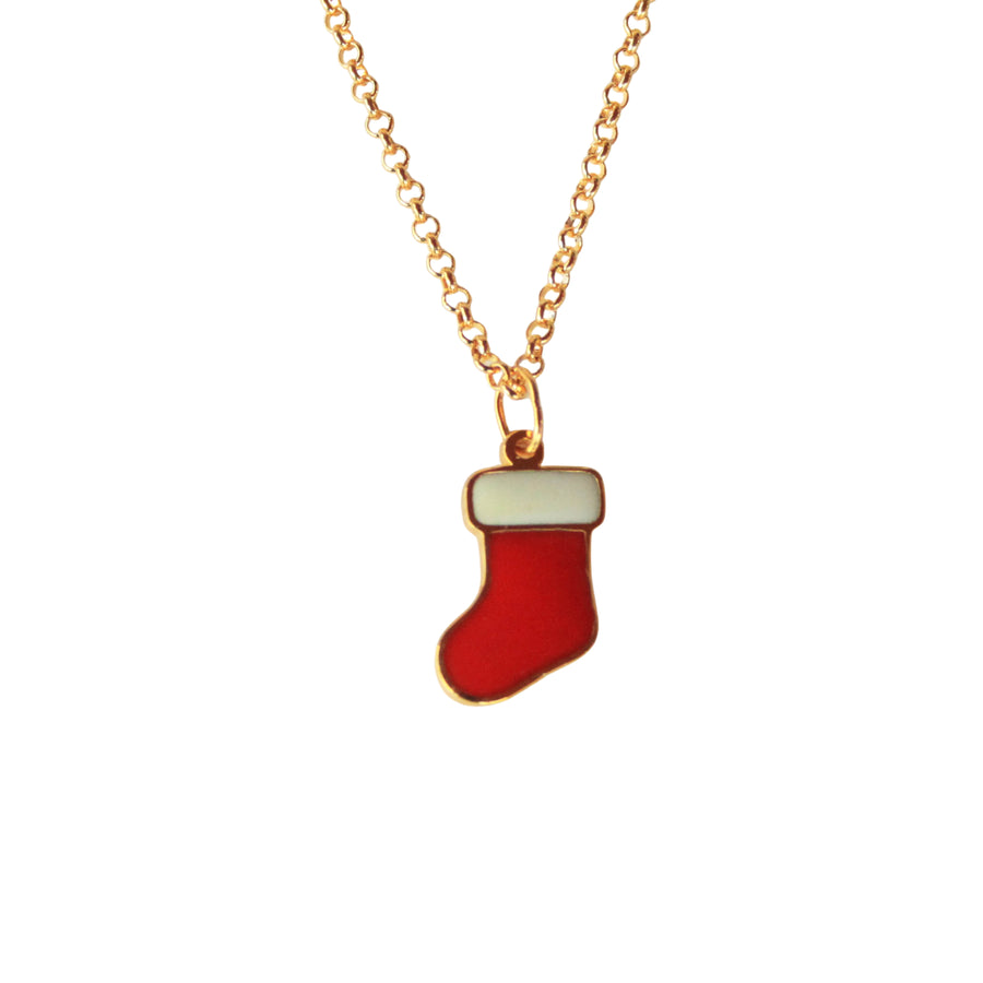 Santa’s Boots Pendant Necklace