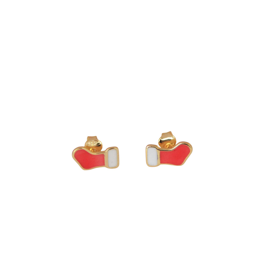 Santa’s Boots Stud Earrings