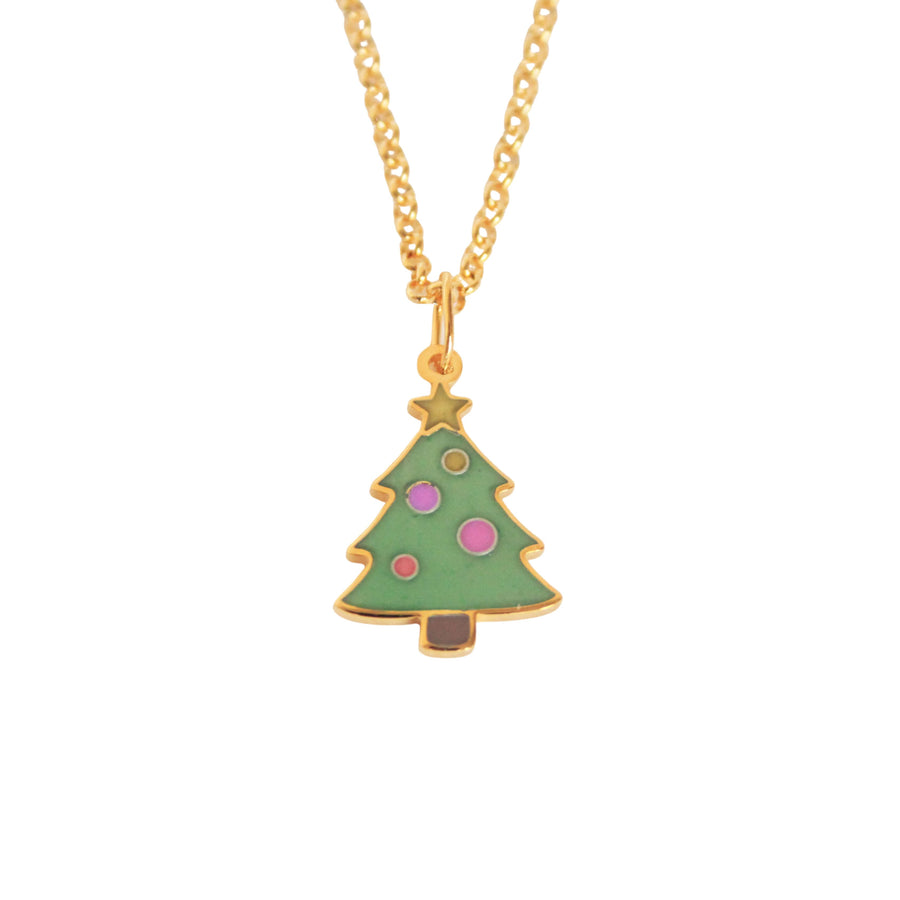 Christmas Tree Pendant Necklace