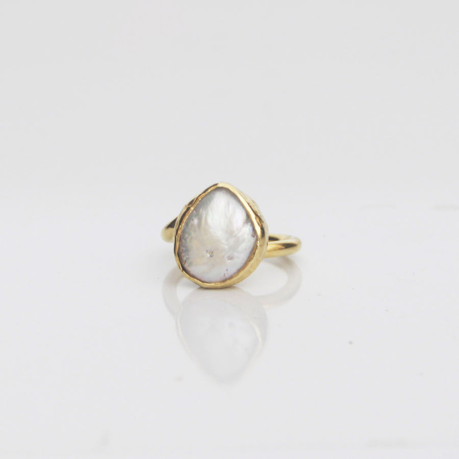 baroque pearl ring