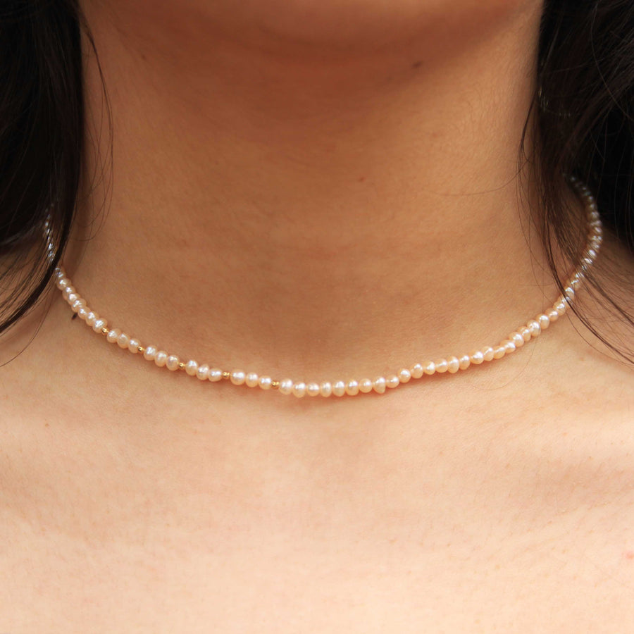 Seed Pearls choker 