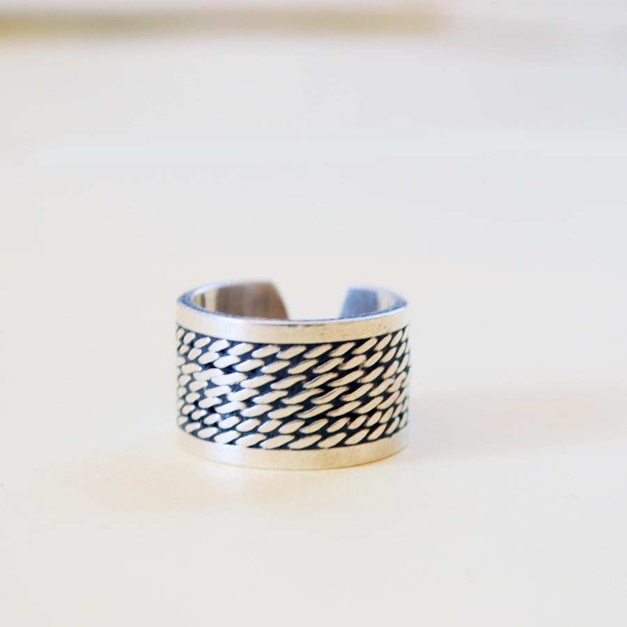 Silver Coil Ring