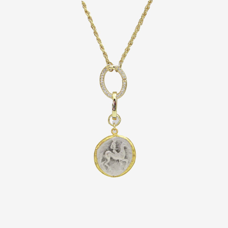 ancient coin pendant necklace