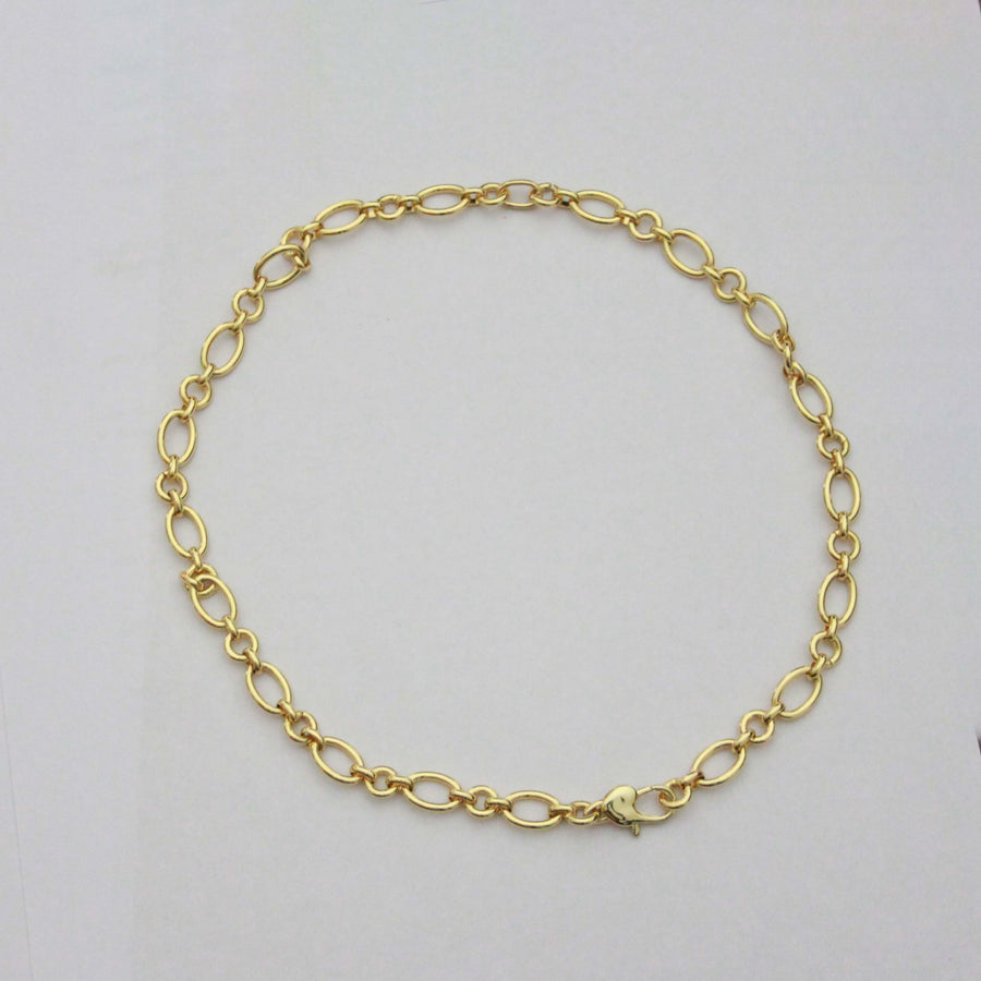 oval link chain necklace