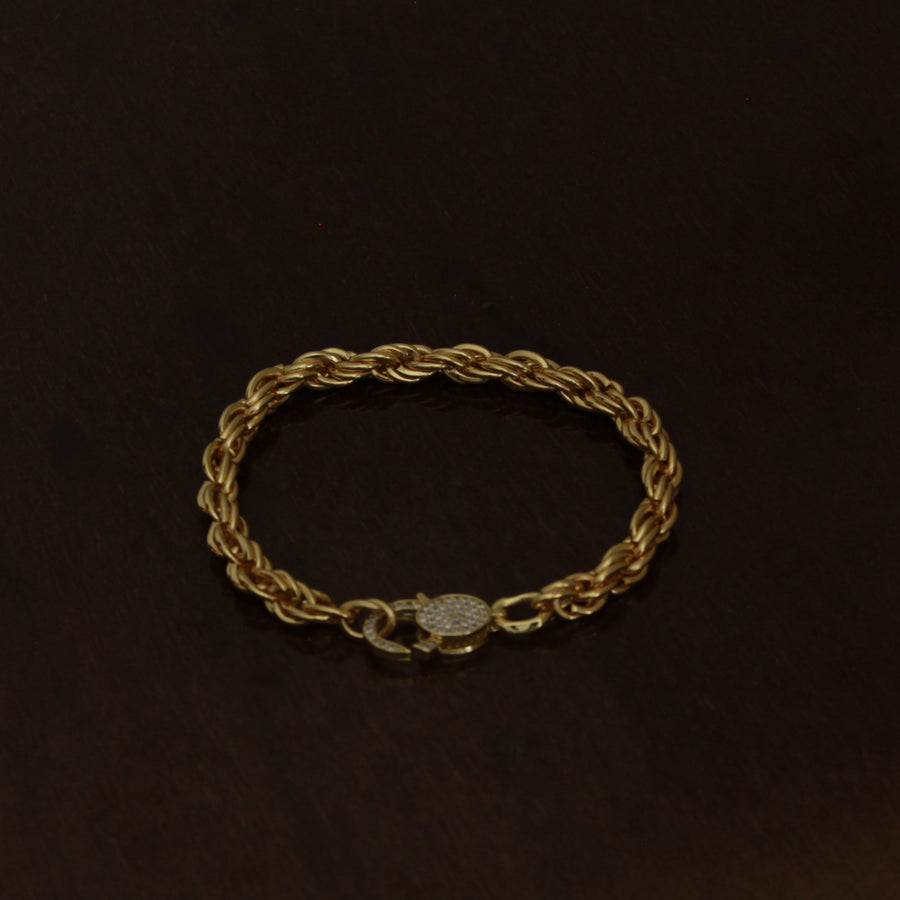 Chunky Chain Bracelet | Thick chain Bracalet | Byzantine Bracelet