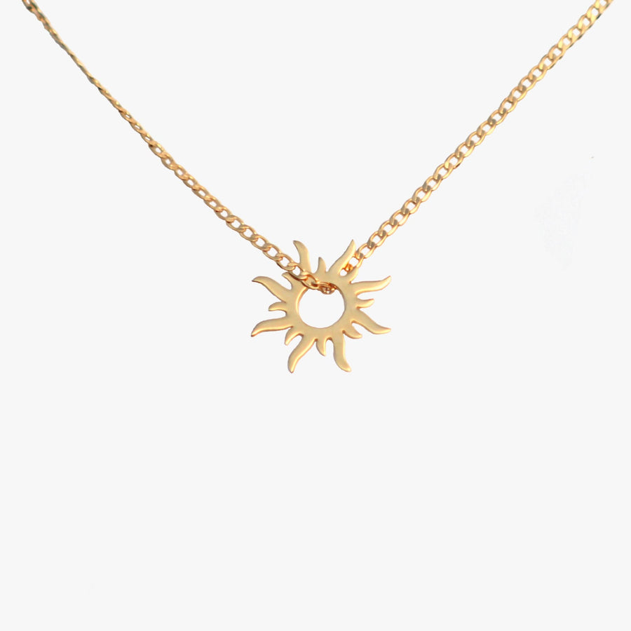 Sun Charm Necklace