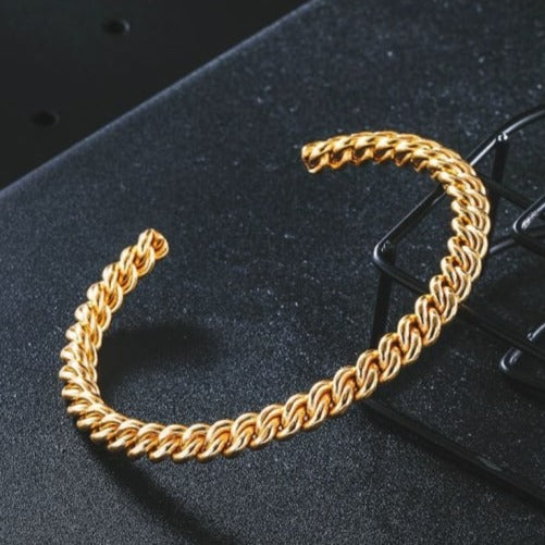 Braided Cuff Bangle - For Women and Men