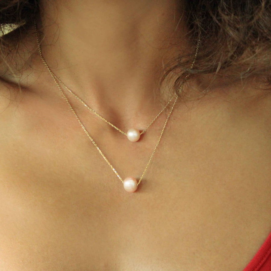 Real gold chain necklace | rolo chain necklace | minimalist gold necklace